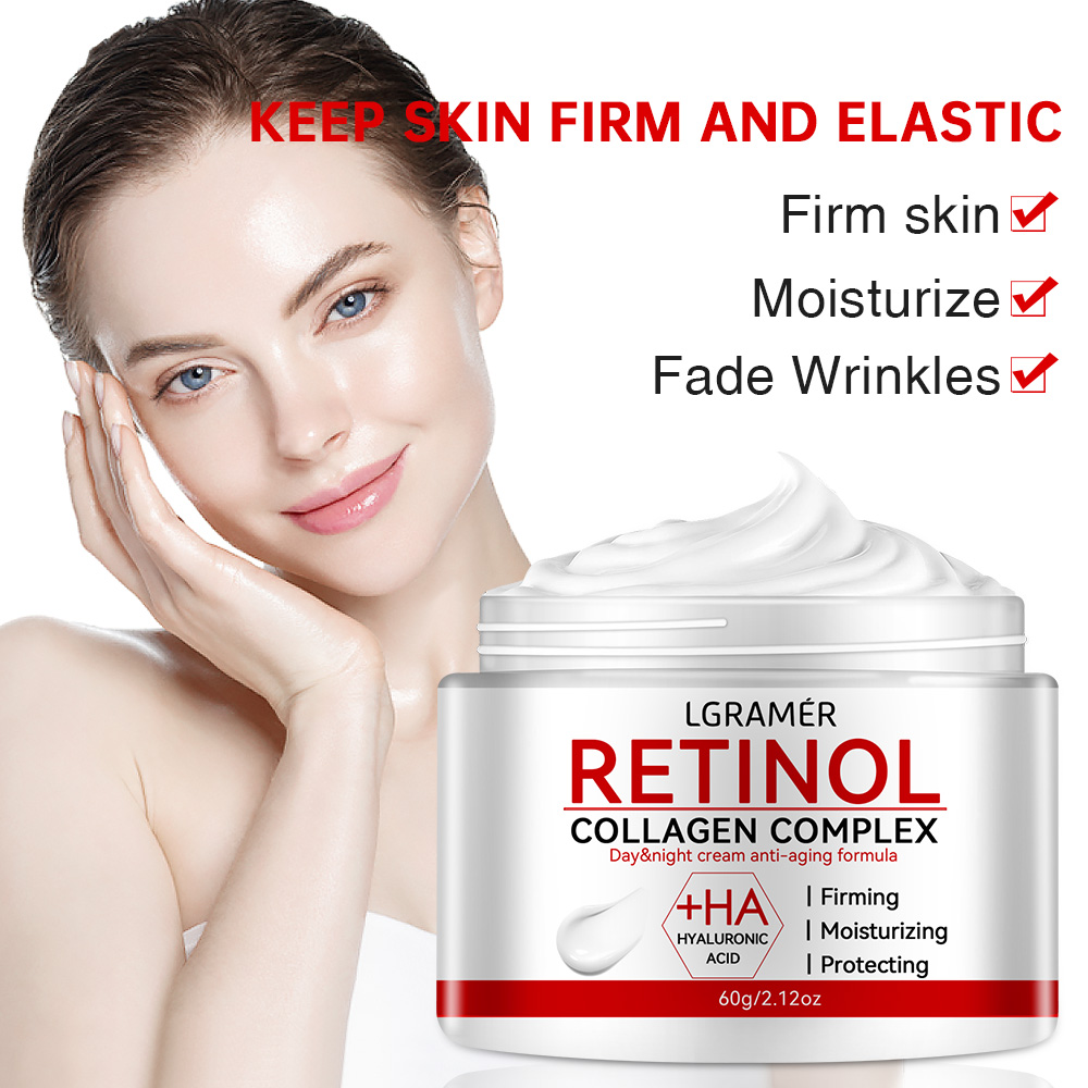 Retinol Anti Wrinkle Cream - Retinol-Faltenentfernungscreme, Anti-Aging, straffend, Lifting, verblasst feine