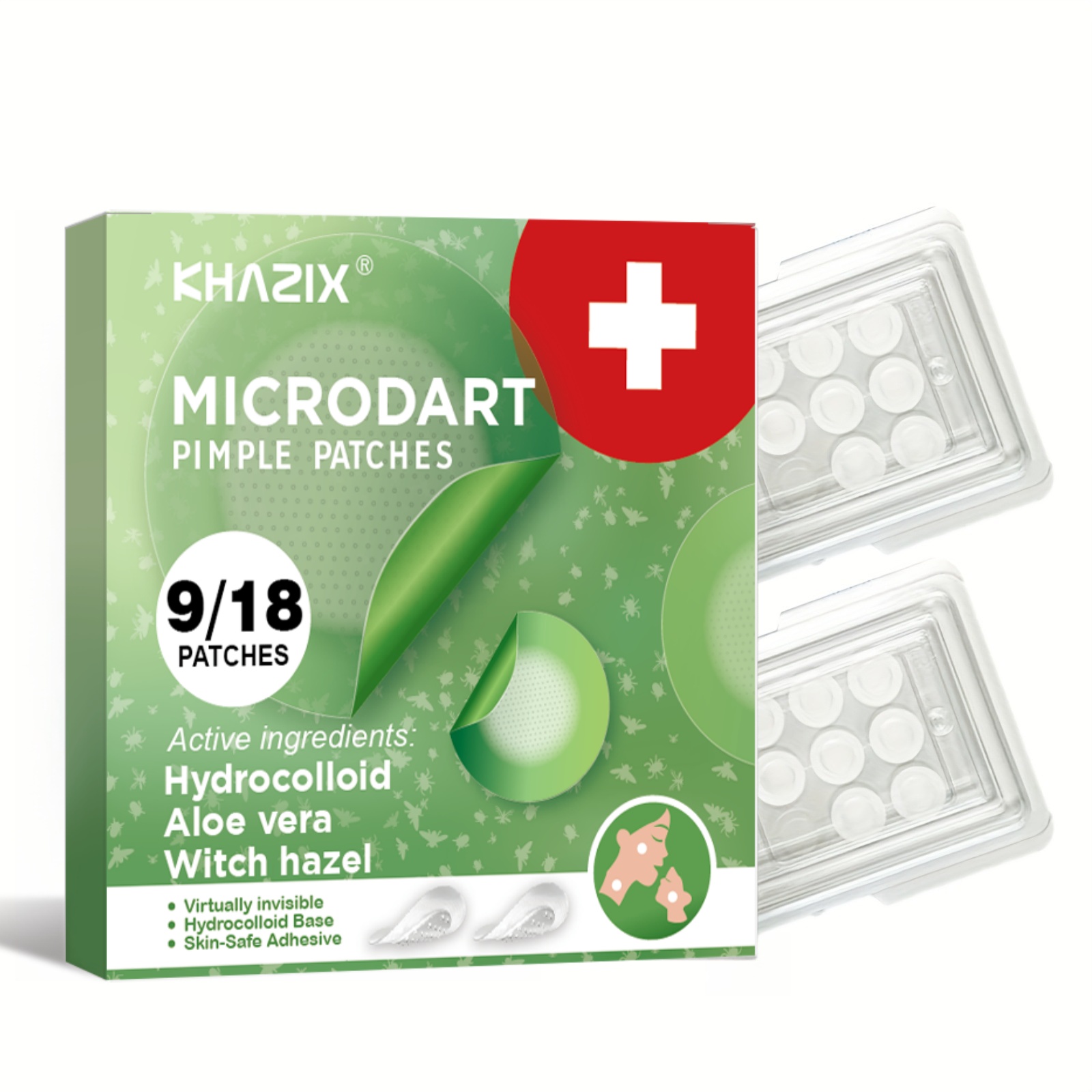 Micro-Dart-Akne-Pflaster über  – Hydrocolloid Pimple Patch Bewertung und Preis