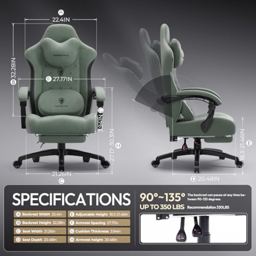 Gaming-Stuhl für Erwachsene mi – Massage Bewertung und Preis