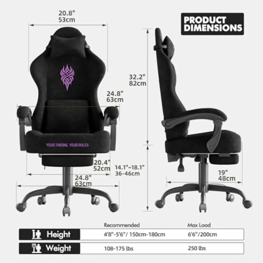 Gaming-Stühle für Videospiele  – Massage Bewertung und Preis