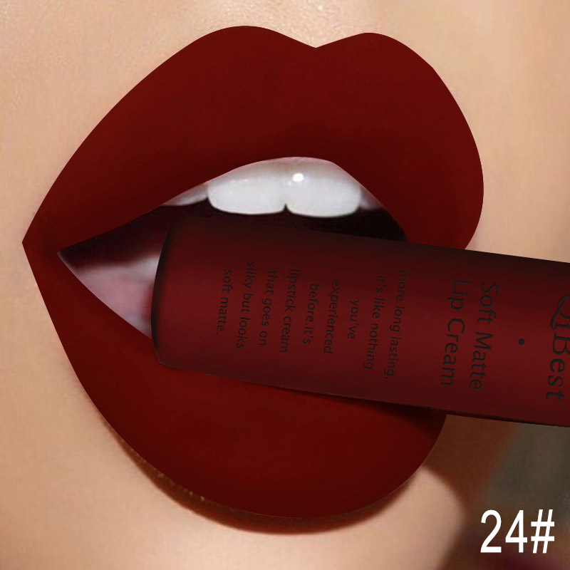 QIBEST Sexy Samt Matte Lip Glo – Matte Velvet Lip Tint Long Lasting Bewertung und Preis