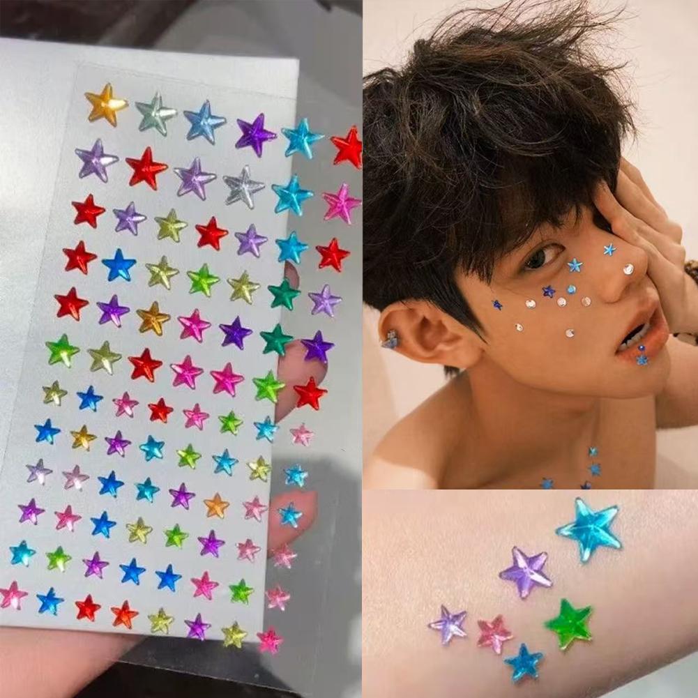 Selbstklebende Gesichts-Rhines – Nail Art Bewertung und Preis