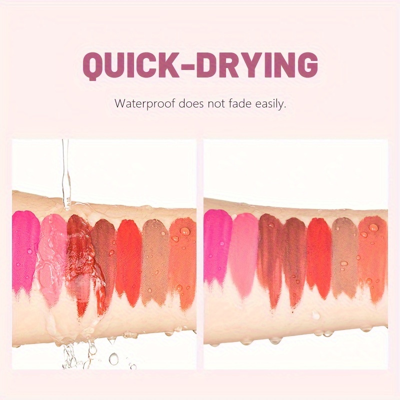 1 Stück wasserfeste, matte Sam – Matte Velvet Lip Tint Long Lasting Bewertung und Preis