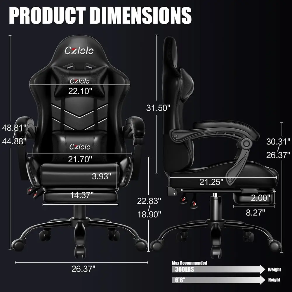 Ergonomischer Gaming-Stuhl mit – Massage Bewertung und Preis