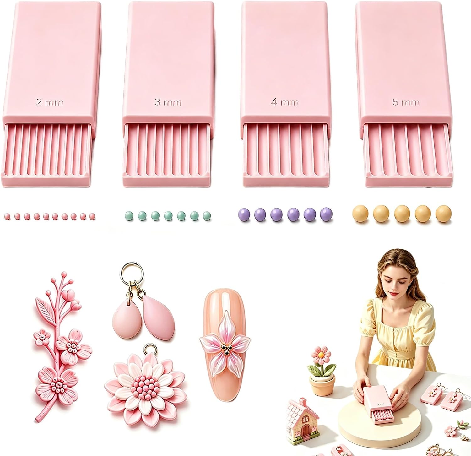 3D-Druck Ton-Gel-Ball-Maker-We – Nail Art Bewertung und Preis