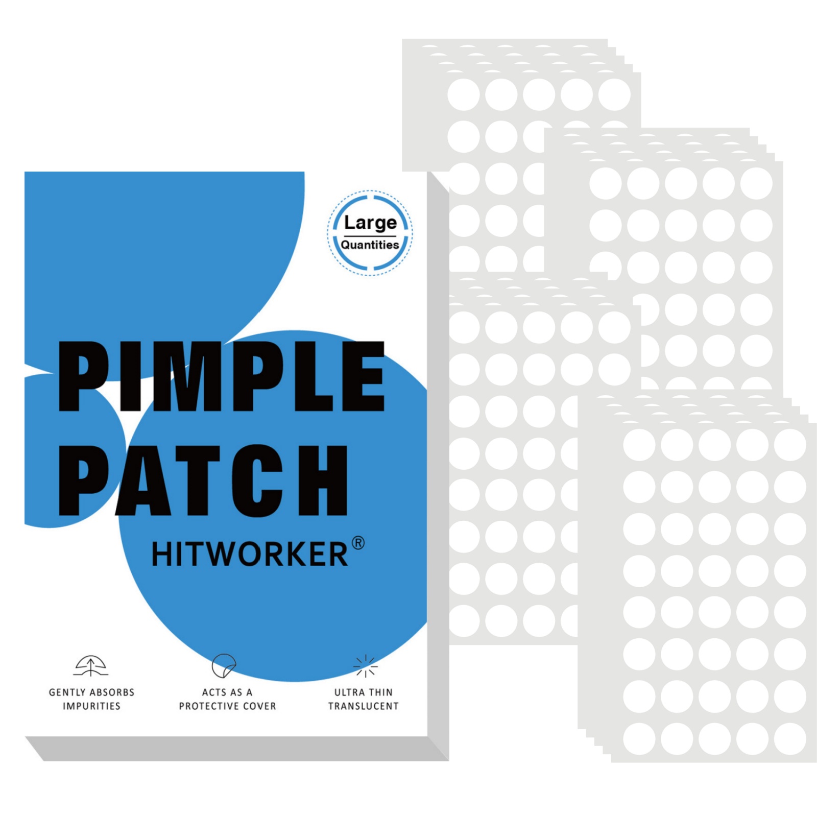 800 Stück Hydrokolloid-Akne-Pf – Hydrocolloid Pimple Patch Bewertung und Preis
